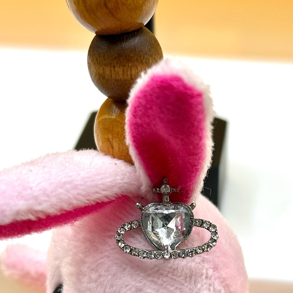 Pink Fashion Bunny Keychain - Picture 7 of 7